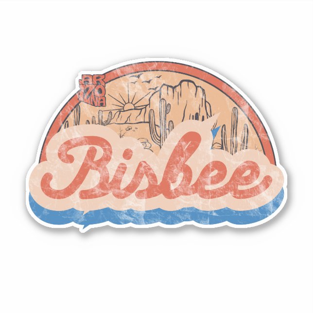 Sticker Bisbee, Arizona (Devant)