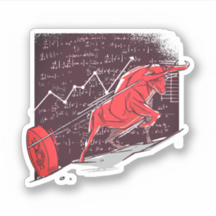 Sticker Bitcoin stockTendance