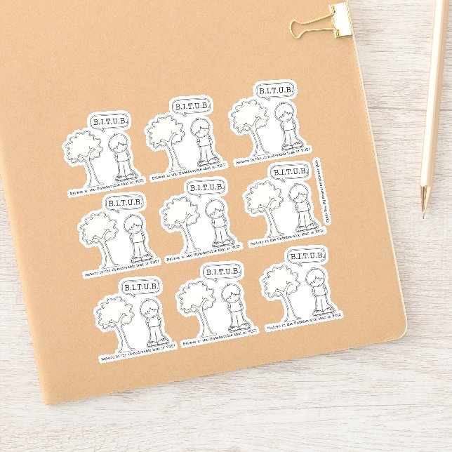 Sticker BITUB (Croyez en l'incroyable) (Carnet)