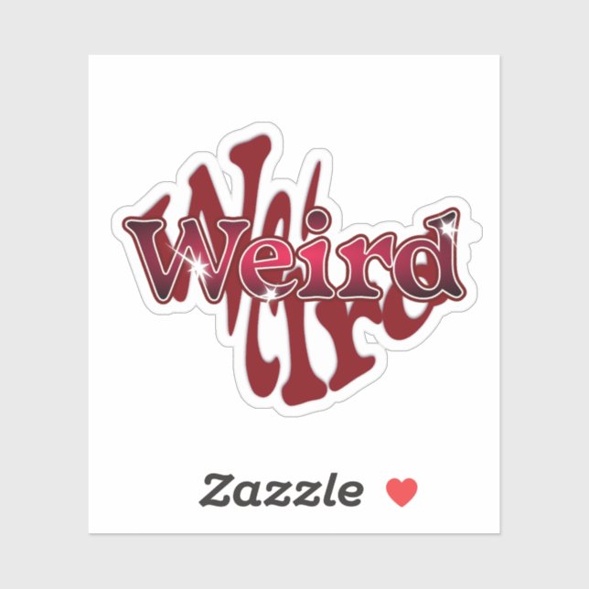 Sticker bizarre (Feuille)