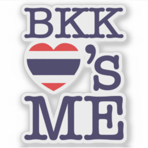 STICKER BKK LOVE'S ME