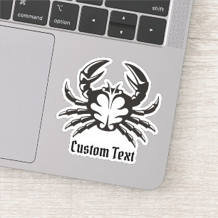 Sticker Black Crab