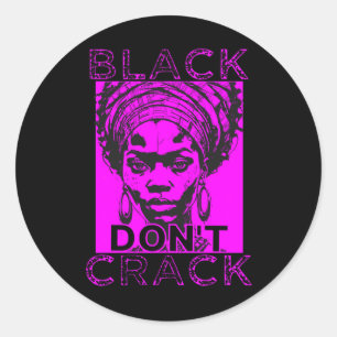 Sticker Black Don't Crack 9