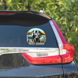 Sticker Black Lab Lab Mom Chien Personnalisé