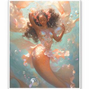 Sticker Black Princess Imaginaire Art