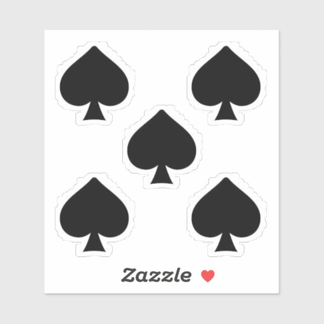 Sticker Black Spade Thunder_Cove (Feuille)