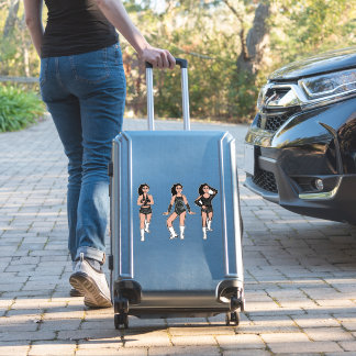 Sticker Black White Dots #2