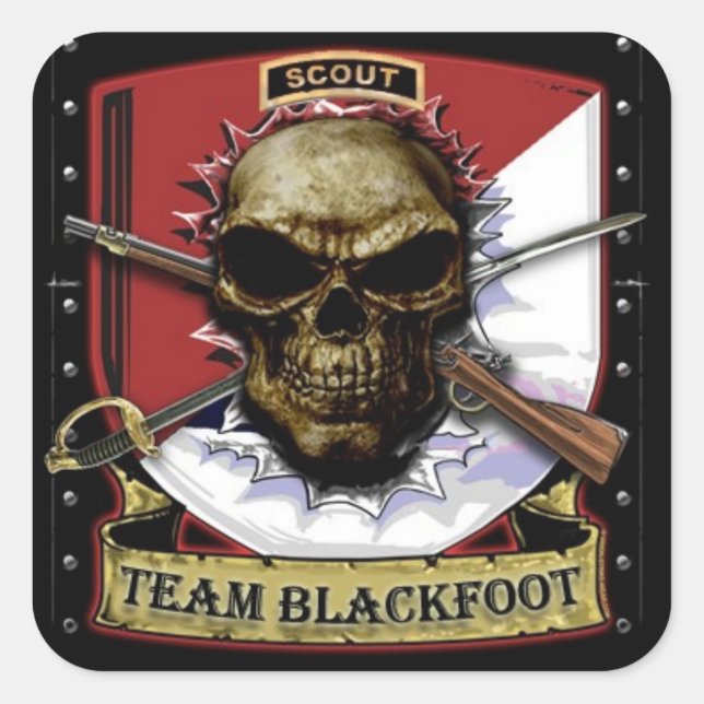 Sticker Blackfoot de l'équipe (Devant)