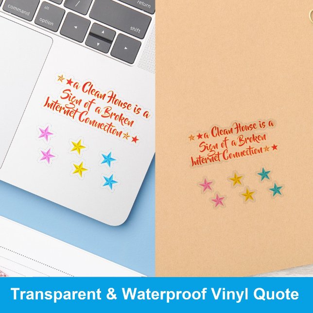Sticker Blague tendance Citation (Citation Internet) Mème  (waterproof transparent funny meme stickers for home mom girls)