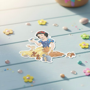Sticker blanc neige