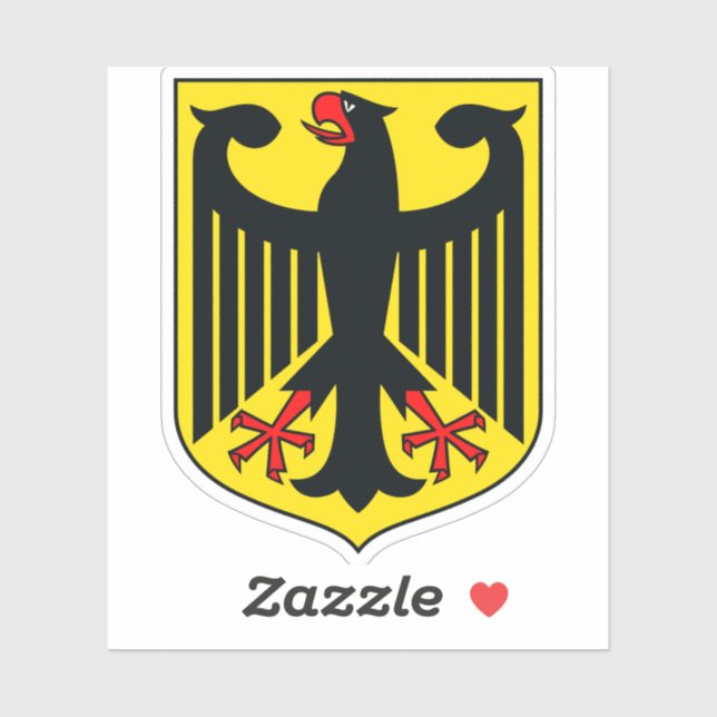 Sticker Blason de l'Allemagne (Feuille)