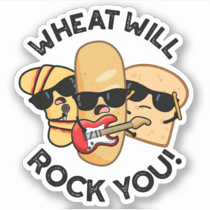 Sticker Blé Vous Fera Rock Vous Drôles de Jeux de Mots sur