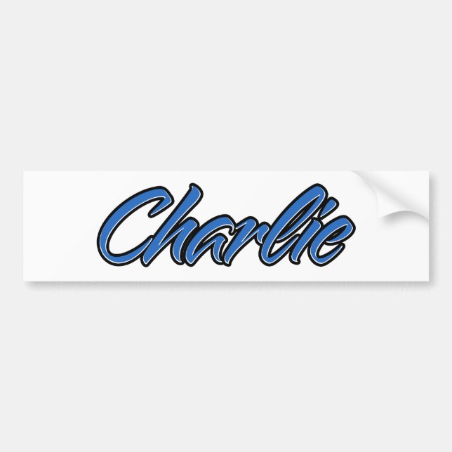 Sticker bleu Aufkleber Autoaufkleber (Devant)