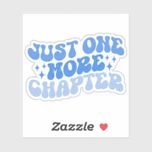 Sticker Bleu Multicolore Juste Un Chapitre De Plus Vinyl