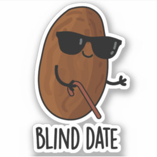 Sticker Blind Date Funny Fruit Pun