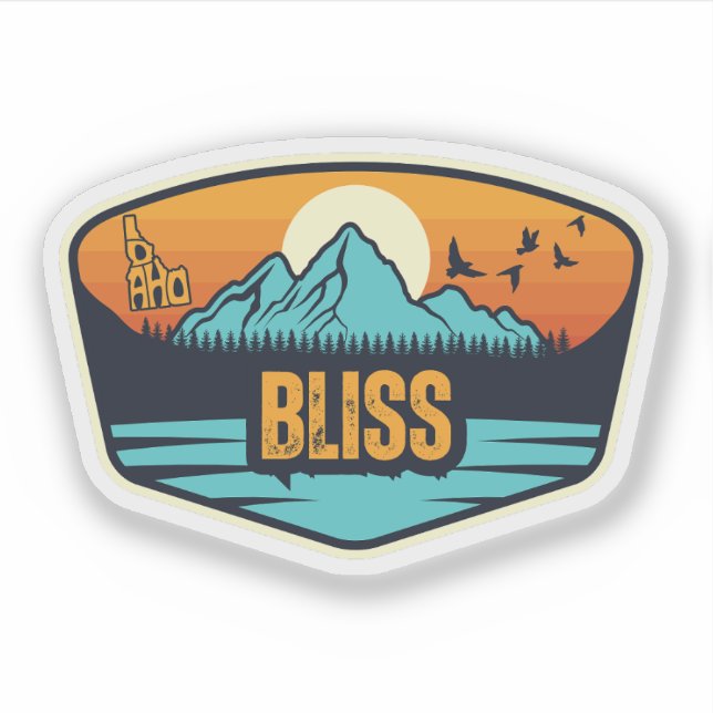 Sticker Bliss, Idaho (Devant)