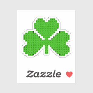 Sticker Blocs de construction shamrock Dessin