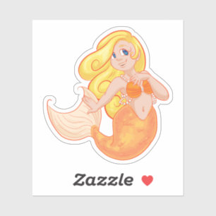 Sticker Blond Mermaid