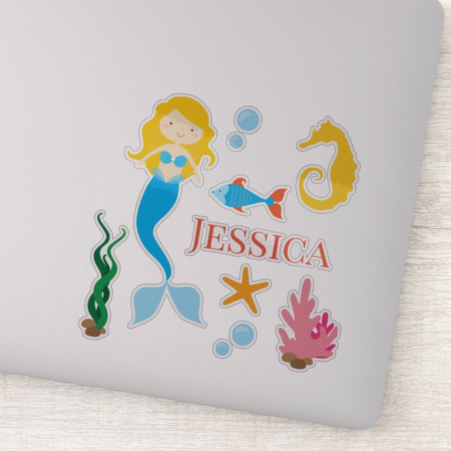 Sticker Blond Mermaid Sea Pack (Détail)