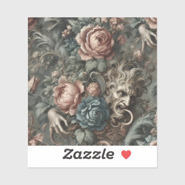 Sticker Blood Shadows Ritual – Gothic Victorian (Feuille)