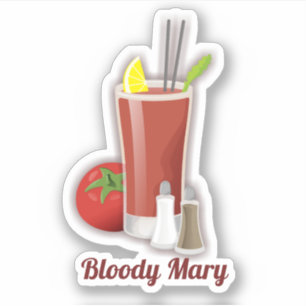 Sticker Bloody Mary