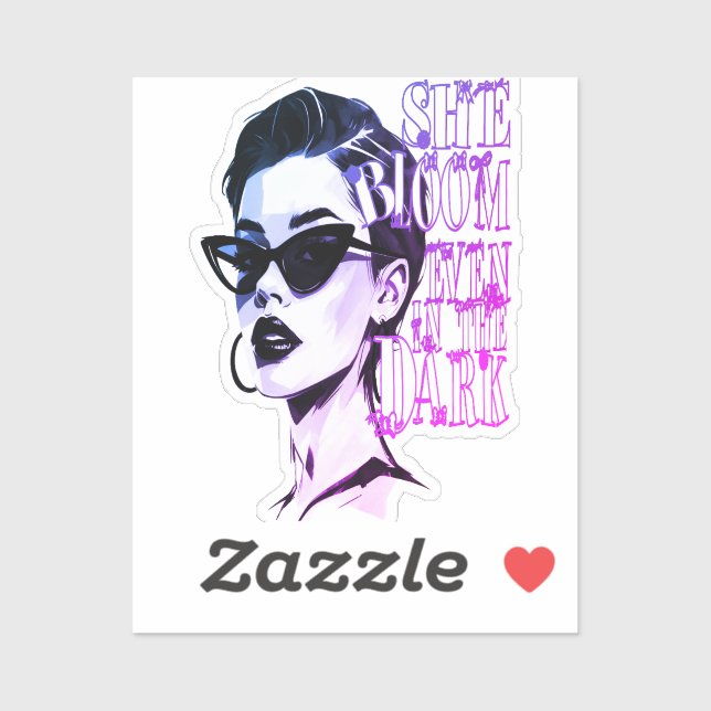 Sticker Bloom Baby Bloom – Monochrome Strength Edition  (Feuille)