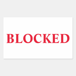 Sticker bloqué