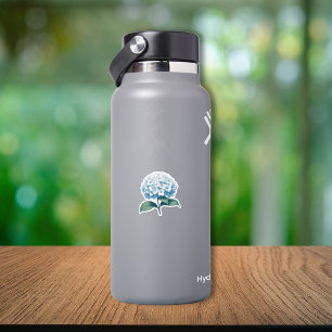 Sticker Blue Hydrangea Flower Joli Jardin Aquarelle