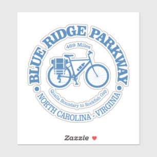 Sticker Blue Ridge Parkway (cyclisme)