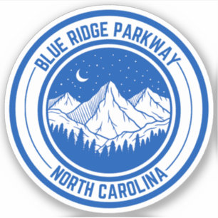 Sticker Blue Ridge Parkway Scenic Byway Virginie Nord C