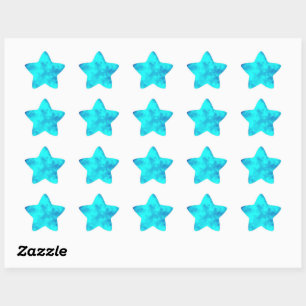 Sticker Blue Sky Star