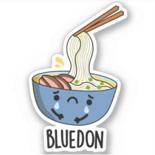 Sticker Bluedon Drôle Udon Pun