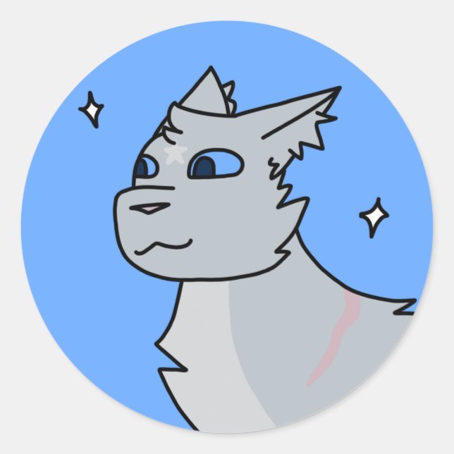 Sticker Bluestar Round (Devant)