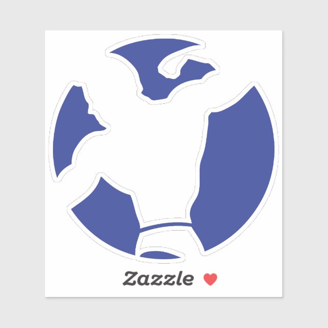 Sticker bodybuilding musculation logo 23092 (Feuille)