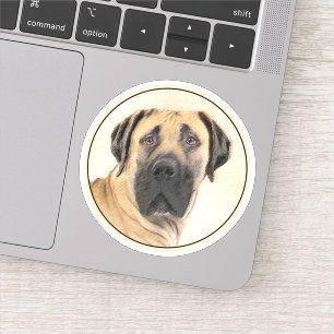 Sticker Boerboel Peinture - Cute Original Chien Art