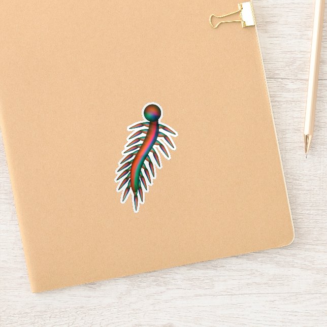 Sticker Bogue rampant rouge et vert (Carnet)