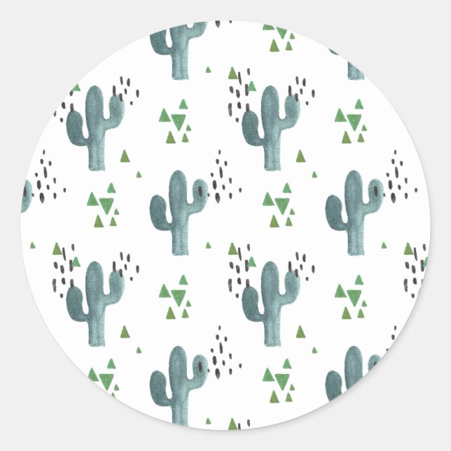 Sticker Boho Cactus (Devant)