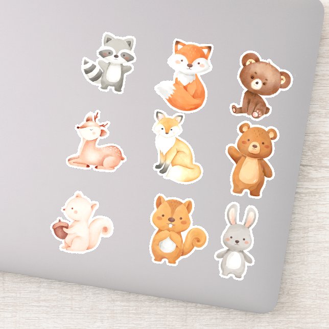 Sticker Bois enchanté : Bâton de rescapage pour animaux de (Détail)