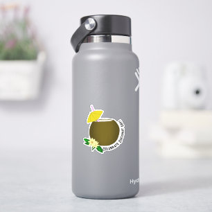 Sticker Boisson de noix de coco tropicale