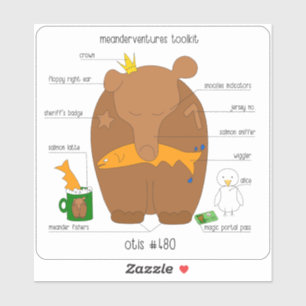 Sticker Boîte à outils pour les méanderventures no 480 Oti