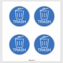 Boîtes à ordures à l'intérieur et à l'extérieur