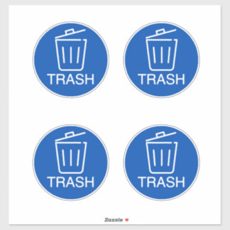 Sticker Boîtes à ordures à l'intérieur et à l'extérieur