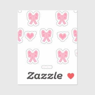 Sticker Boîtier iPhone / iPad Mignon Coque à Rubans et Cœu