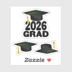 Sticker Bold Class of 2026 Graduation