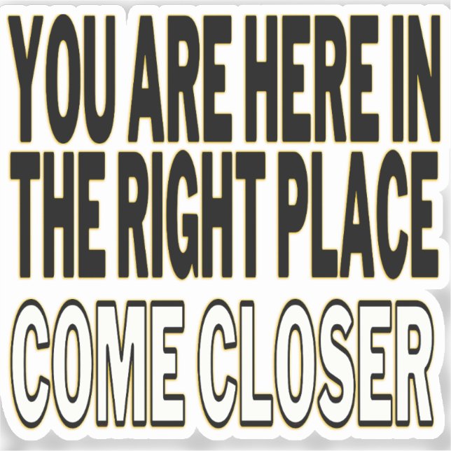 Sticker Bold Motivational Text (Recto)