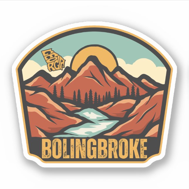 Sticker Bolingbroke, Géorgie (Devant)
