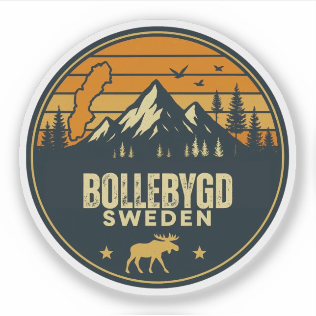 Sticker Bollebygd, Suède Sverige (Devant)