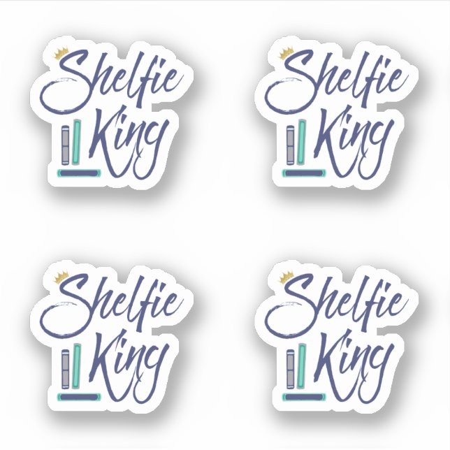 Sticker Bolover Shelfie King (Devant)