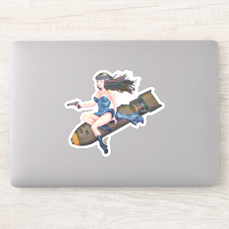 Sticker Bombshell Betty en couleur