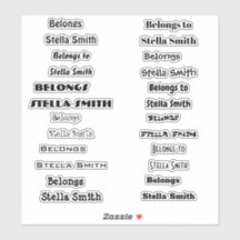 Bon à lire écriture manuscrite nom personnaliz